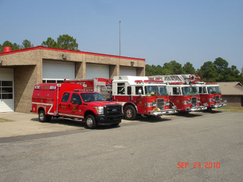 HMFD Front of Fire Station